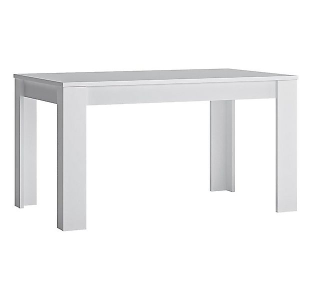 Lomadox Esstisch FORTALEZA-129, in weiß, ausziehbar, B/H/T ca. 140-180/76,6 günstig online kaufen