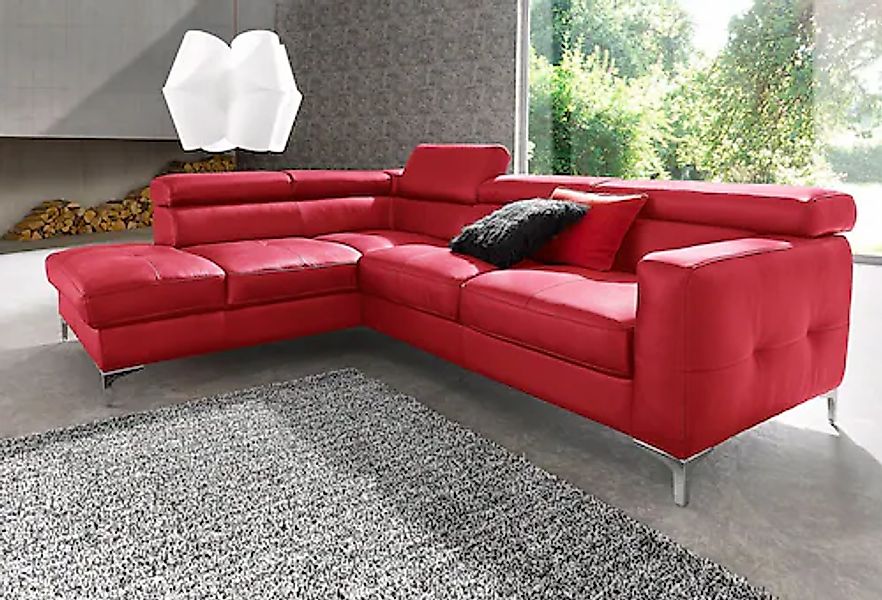COTTA Polstergarnitur »Sammy L-Form«, (Set), Set bestehend aus: Ecksofa mit günstig online kaufen