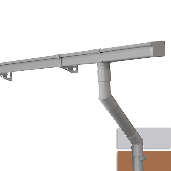 INEFA Dachrinne NW 83 Dachrinnen-Set PVC günstig online kaufen