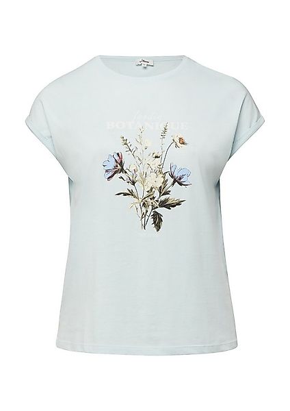 s.Oliver Kurzarmshirt T-Shirt T-Shirt mit Frontprint im Relaxed Fit günstig online kaufen