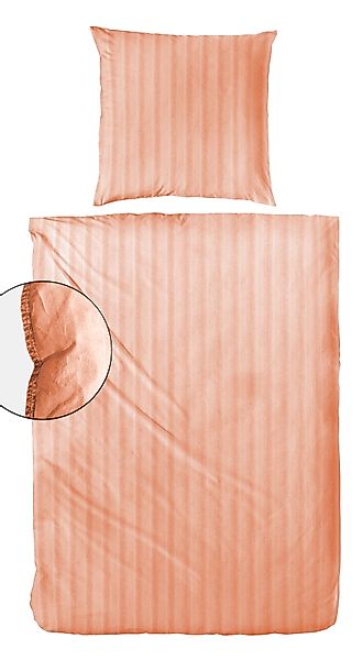 Primera Bettwäsche »Stone-Washed Style«, Bettwäsche mit Streifen aus 100 % günstig online kaufen