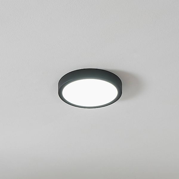 EGLO connect Fueva-Z Deckenlampe, Ø 21cm schwarz günstig online kaufen