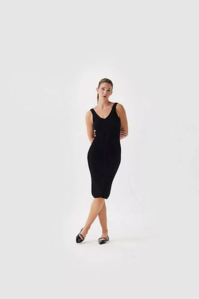 Boscana Strickkleid TRÄGERKLEID IN SCHWARZ GESTRICKT günstig online kaufen