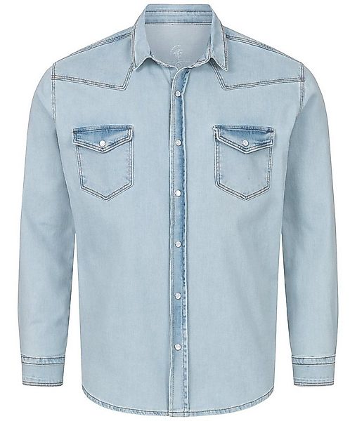 Rock Creek Jeanshemd Herren Jeanshemd Hellblau H-322 günstig online kaufen