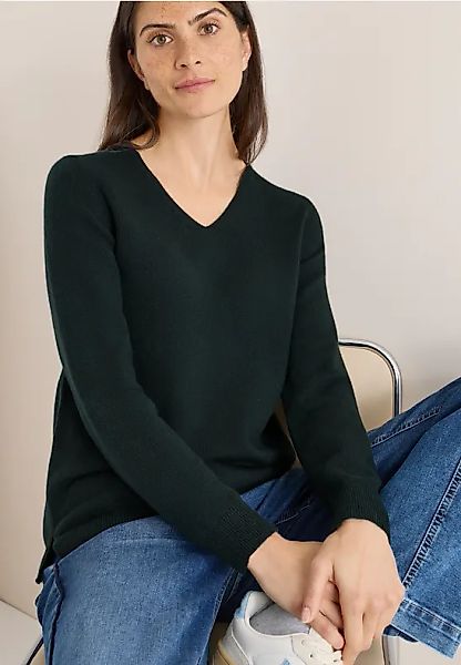 CECIL Kuscheliger V-Neck Pullover günstig online kaufen