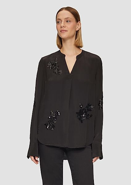 s.Oliver BLACK LABEL Langarmbluse Tunika-Bluse mit günstig online kaufen