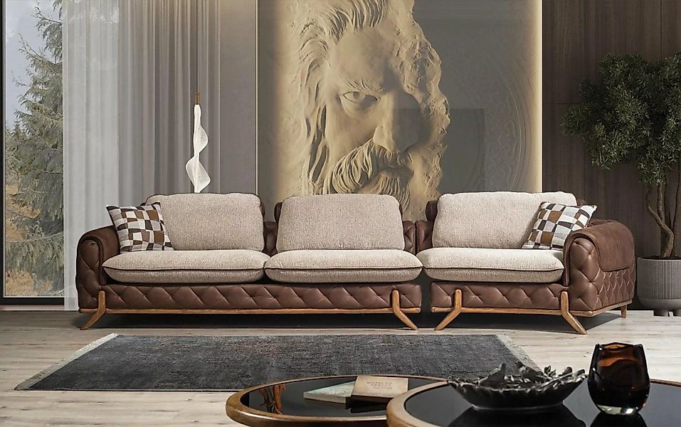 JVmoebel 4-Sitzer Stilvoller 4-Sitzer Luxus Sofa Wohnzimmer Couchen Exklusi günstig online kaufen