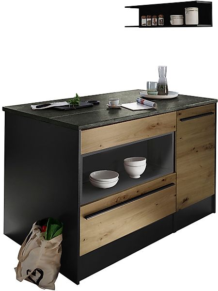 BASIC by Balculina Kücheninsel "Jazz Kücheninsel" Breite 145 cm, Türen und günstig online kaufen