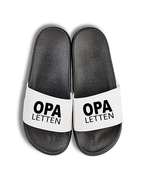 Youth Designz Herren Badelatschen "Opa Letten" Fun-Print lustig Geschenk St günstig online kaufen