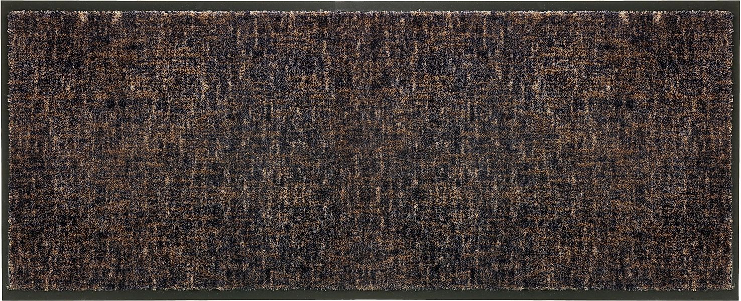 Miami Fußmatte 67x150 cm Gitter anthrazit-taupe günstig online kaufen