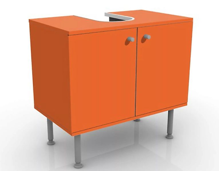 Waschbeckenunterschrank Unifarben Colour Orange günstig online kaufen
