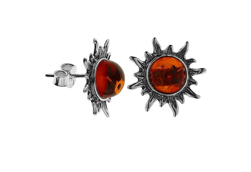 OSTSEE-SCHMUCK Paar Ohrstecker Ostsee-Schmuck Ohrstecker Sonne 16 mm Ohrste günstig online kaufen