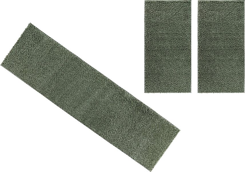 my home Bettumrandung Shaggy 30, Höhe 30 mm, (3-tlg), gewebt, 2- oder 3-tei günstig online kaufen