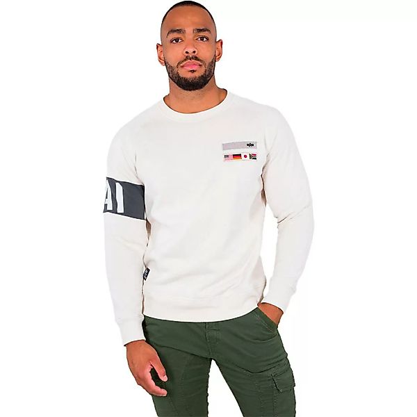 Alpha Industries Stp Sweatshirt M Vintage White günstig online kaufen