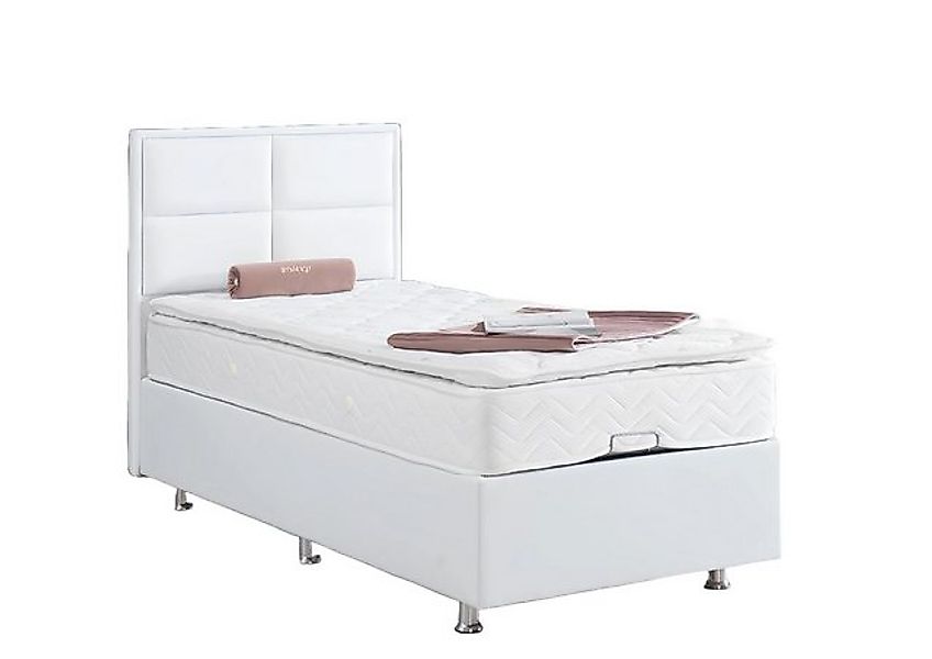 JVmoebel Bett Boxspring Bett Einzelbetten Möbel Betten 120x200cm mit Matrat günstig online kaufen