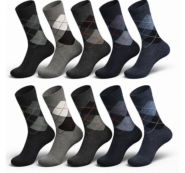 EloModa Basicsocken 10 Paar Herren Business Socken – Komfortbund – 80% Baum günstig online kaufen