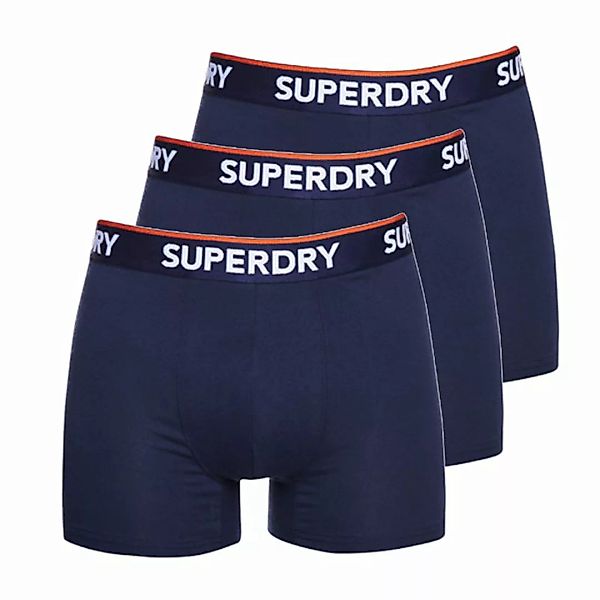Superdry Herren Boxershorts - Classic Boxer Triple Pack, Organic Cotton, 3e günstig online kaufen