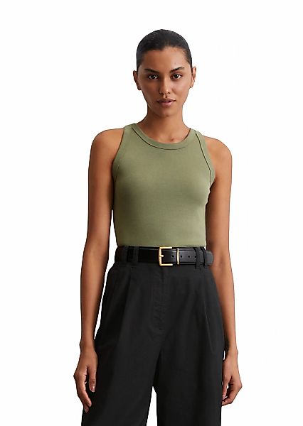 Marc OPolo T-Shirt "aus Organic-Cotton-Rib-Jersey" günstig online kaufen