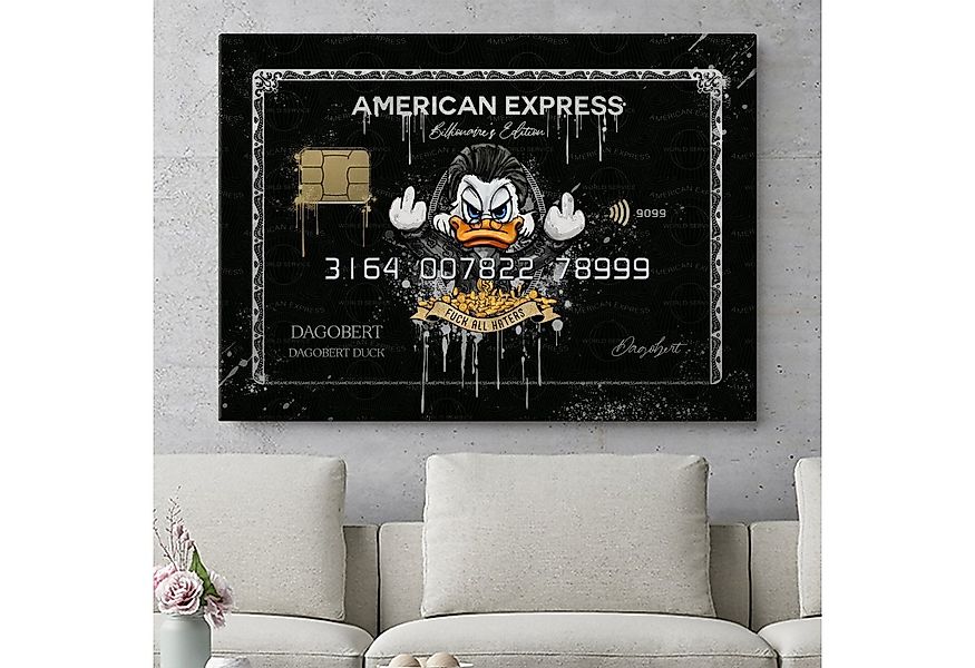 Artmazing Leinwandbild Duck All Haters, XXL Leinwand 120x80, Poster & Kunst günstig online kaufen