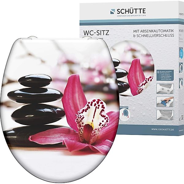 Schütte WC-Sitz Wellness, Duroplast, mit Absenkautomatik günstig online kaufen