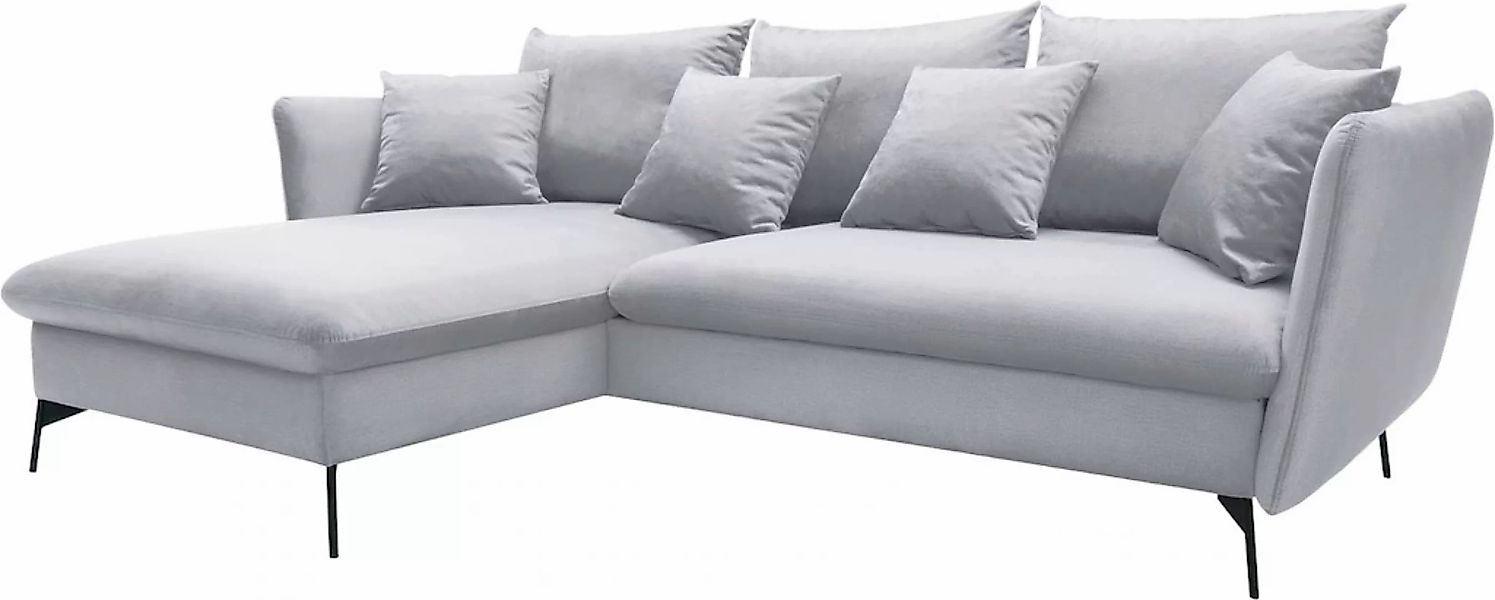 andas Ecksofa »LIVORNO,258 cm, L-Form,«, Schlaffunktion u. Bettkasten (139/ günstig online kaufen