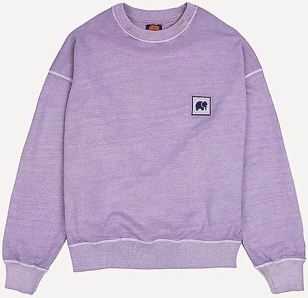 Trendsplant Rundhalspullover Women's Espliego Pigment Dyed Oversized Sweate günstig online kaufen