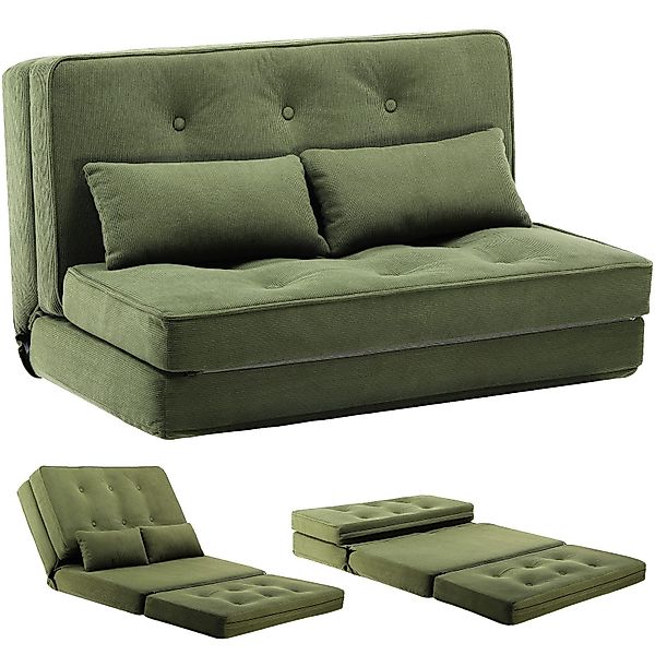 COMHOMA Kindersofa Schlafsofa Bodensofa Klappbar Bodensessel günstig online kaufen