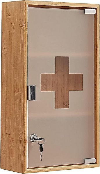 Zedelmaier Medizinschrank Medikamentenschrank aus Bambus mit verstellbare E günstig online kaufen