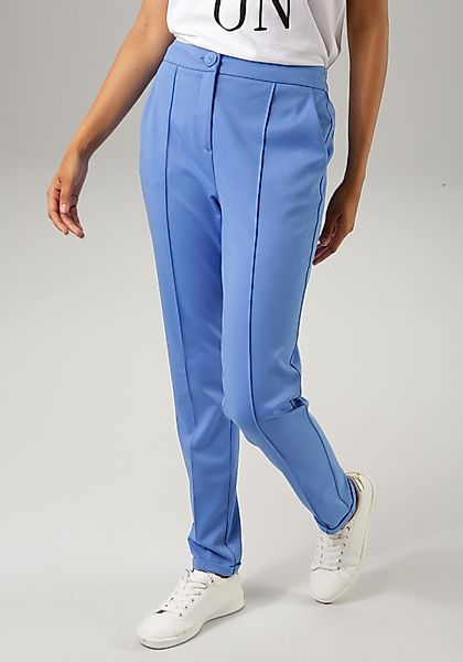 Aniston CASUAL Jerseyhose mit Biesen verziert günstig online kaufen