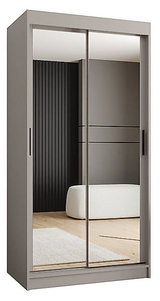 ABIKS MÖBEL Schwebetürenschrank RUBINO T 100 Schlafzimmerschrank mit Schieb günstig online kaufen