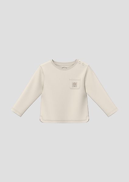 s.Oliver Langarmshirt Unisex Langarmshirt mit Brusttasche günstig online kaufen