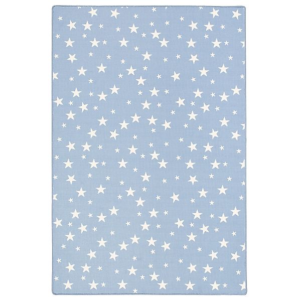 Snapstyle Kinder Spiel Teppich Sterne Blau 80x400cm günstig online kaufen