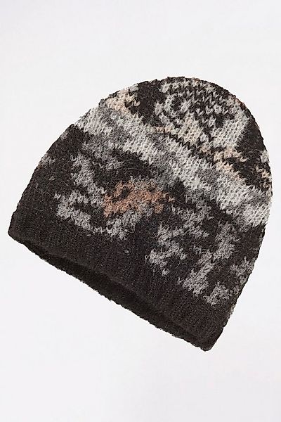 Himalaya Clothing Strickmütze Alpaka Mütze Damen mit abstraktem Strickmuste günstig online kaufen