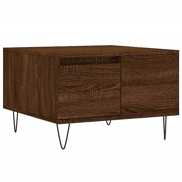 vidaXL Couchtisch Couchtisch Braun Eichen-Optik 55x55x36,5 günstig online kaufen