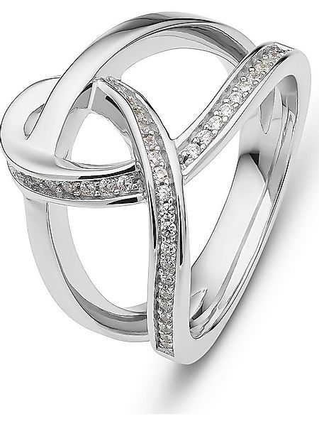 JETTE Silberring JETTE Damen-Damenring Seamans Duty 44 Zirkonia, Zirkonia günstig online kaufen