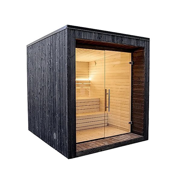 Weka Saunahaus Luua Cube mit Kompakt-Ofen 9 kW 400 V günstig online kaufen