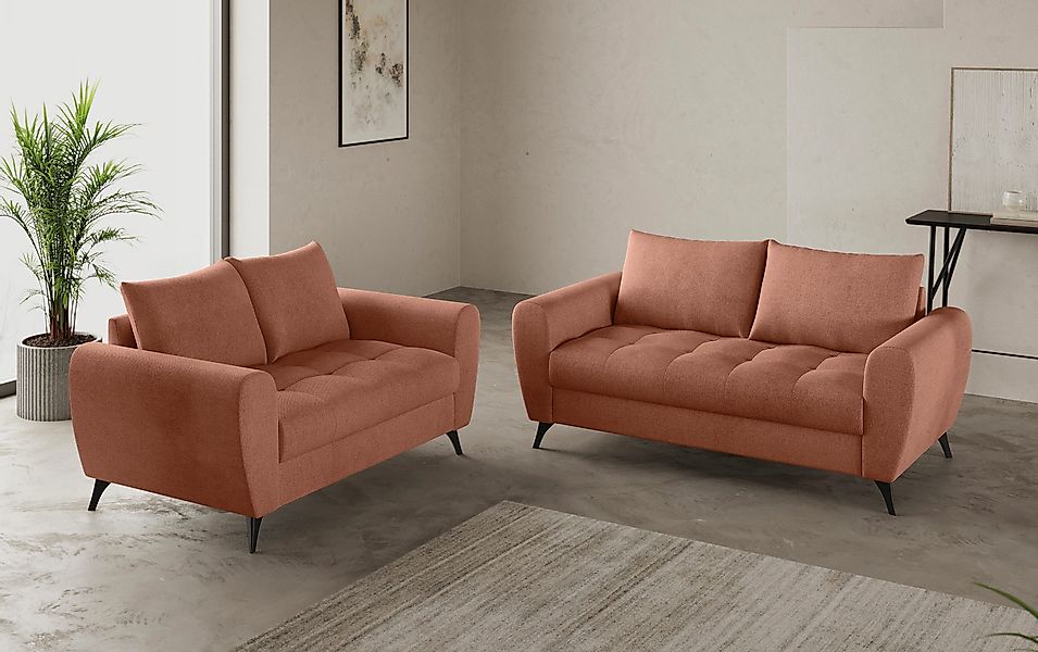 Mr. Couch 2,5-Sitzer "Blackburn II", Wahlweise mit Kaltschaumpolsterung bis günstig online kaufen