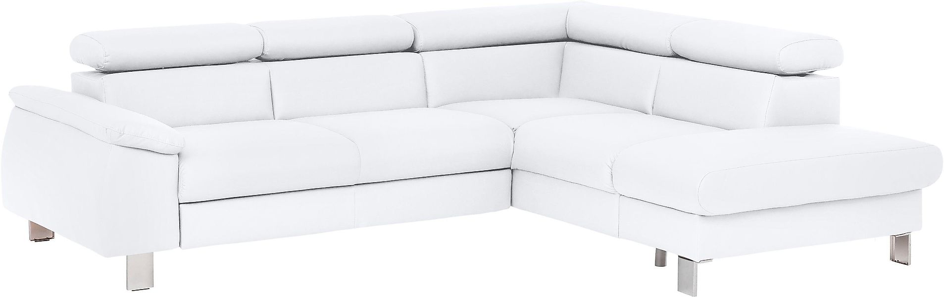 COTTA Ecksofa Komaris L-Form mit Kopfteilverstellung, günstig online kaufen
