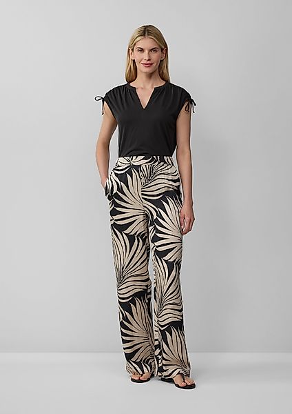 s.Oliver BLACK LABEL Stoffhose Fließende Wide-Leg-Hose günstig online kaufen