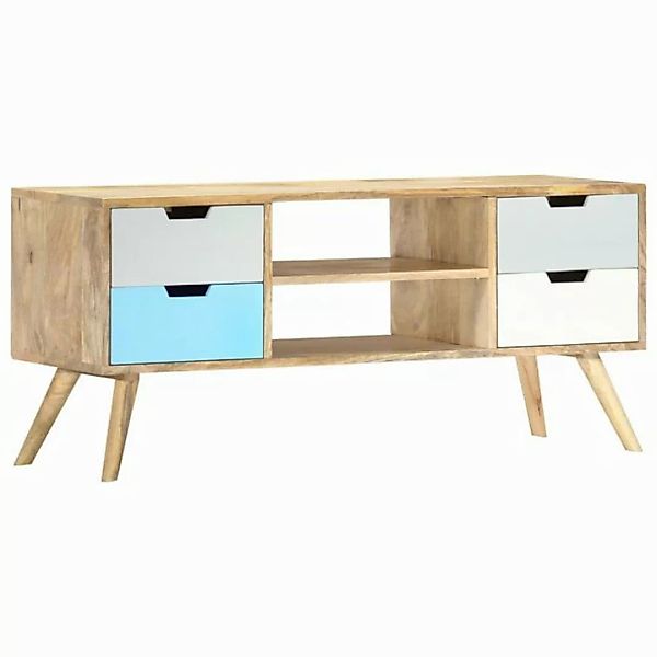 furnicato TV-Schrank 110×35×48 cm Massivholz Mango (1-St) günstig online kaufen