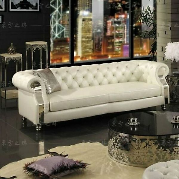 JVmoebel Chesterfield-Sofa, Design Chesterfield Sofagarnitur 3 Sitzer Couch günstig online kaufen