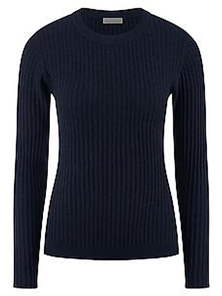 Rundhals-Pullover Peter Hahn blau günstig online kaufen