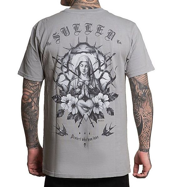 Sullen Clothing T-Shirt Grace Blaugrau günstig online kaufen