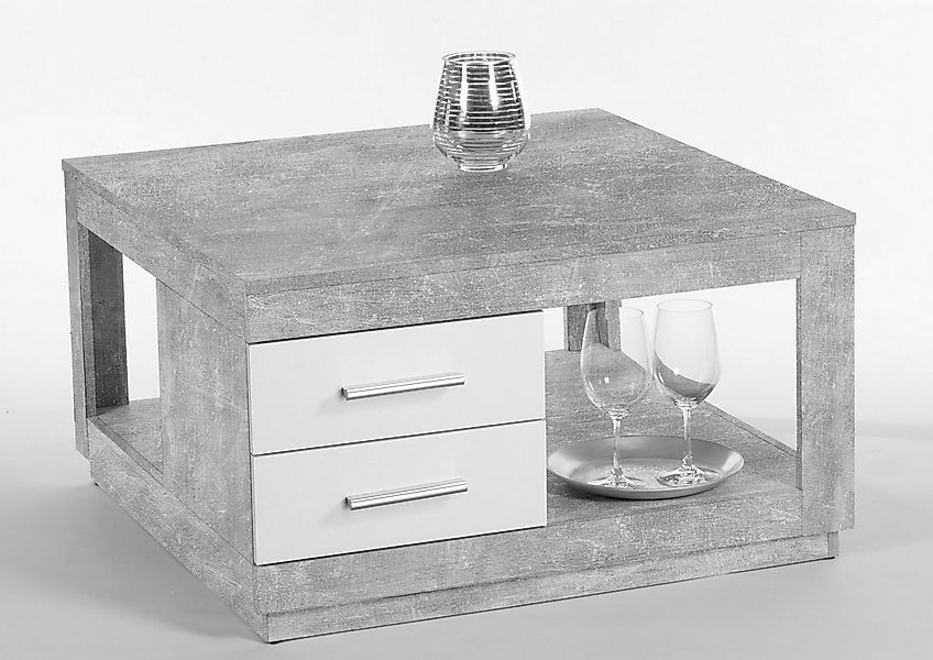 Stolkom Sp.z.o.o. Couchtisch 80 x 45,6 x 80 cm (B/H/T) günstig online kaufen