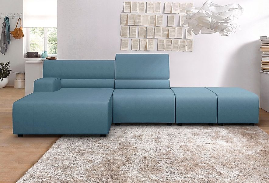 Egoitaliano Ecksofa "Babouche, Designsofa mit außergewöhnlichem Sitzkomfort günstig online kaufen