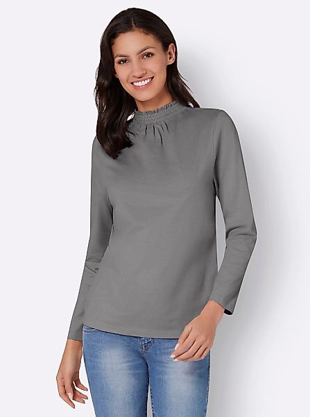 Classic Basics Stehkragenshirt "Stehkragen-Shirt", (1 tlg.) günstig online kaufen