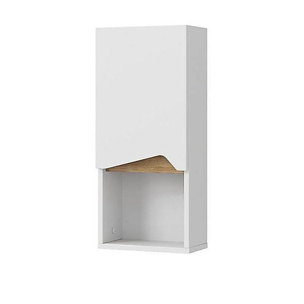 Vicco Badschrank Marelle Weiß/Artisan-Eiche 30 x 67 cm mit Tür und offenem günstig online kaufen