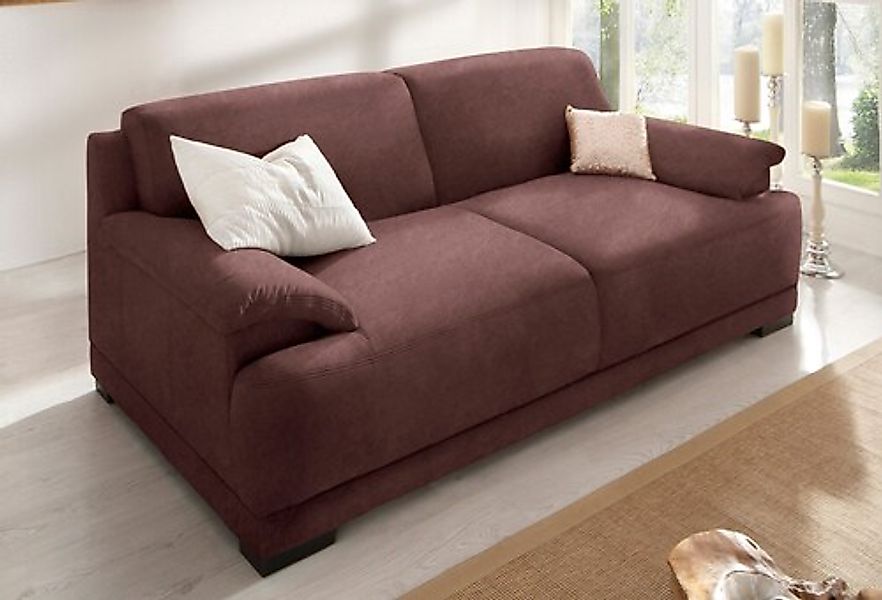 Home affaire 3-Sitzer »Telos mit Boxspring-Federung für hohen Sitzkomfort« günstig online kaufen