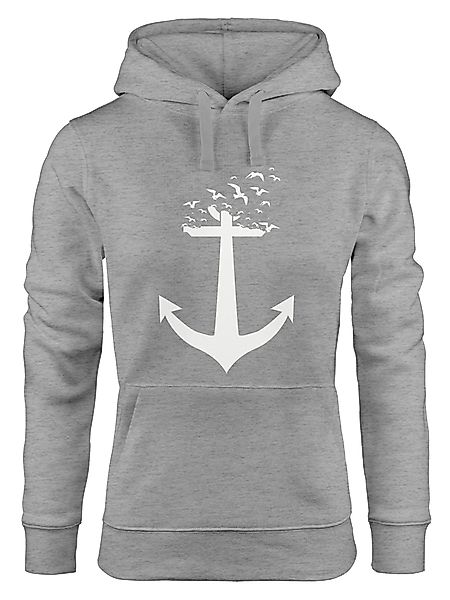 MoonWorks Hoodie Hoodie Damen Anker Vögel günstig online kaufen
