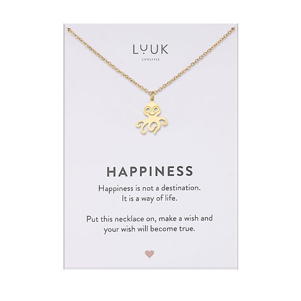 LUUK LIFESTYLE Kette mit Anhänger Oktopus, günstig online kaufen